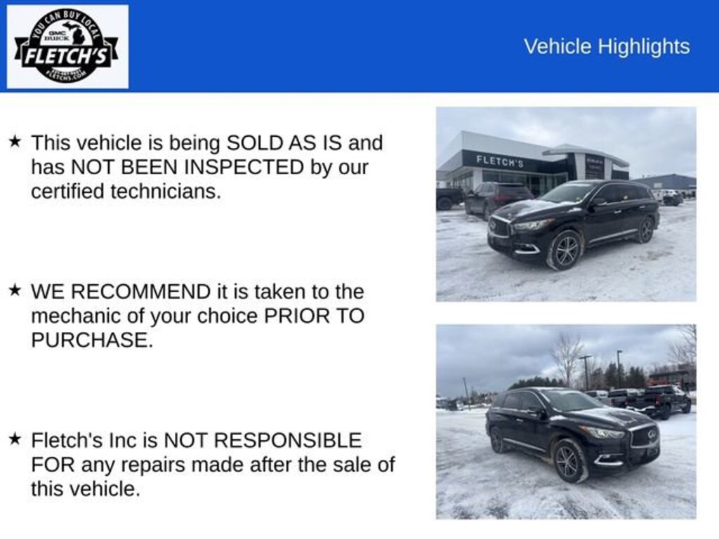 Used 2018 INFINITI QX60 Base