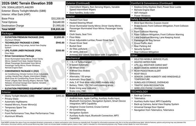 2026 GMC Terrain Elevation AWD's photo