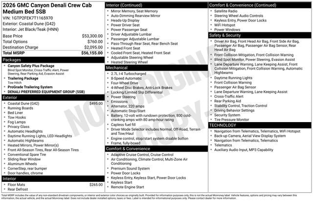 2026 GMC Canyon Denali's photo