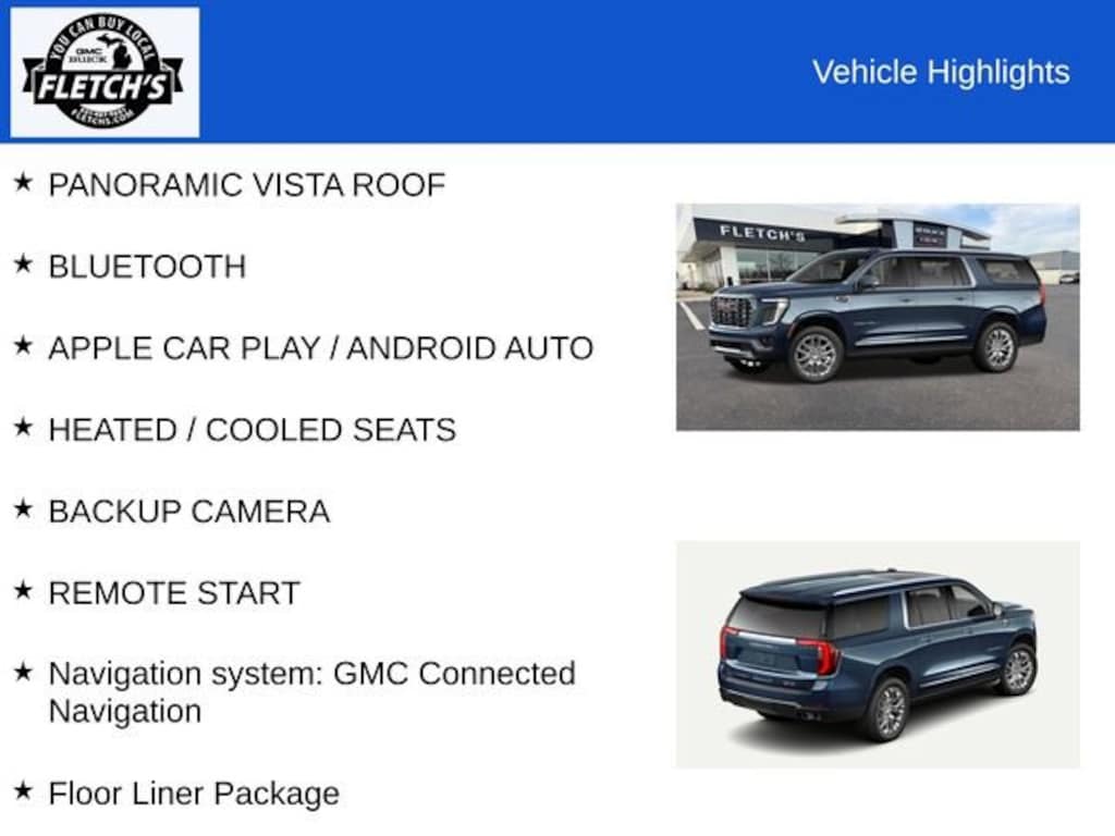 New 2026 GMC Yukon XL Denali SUV