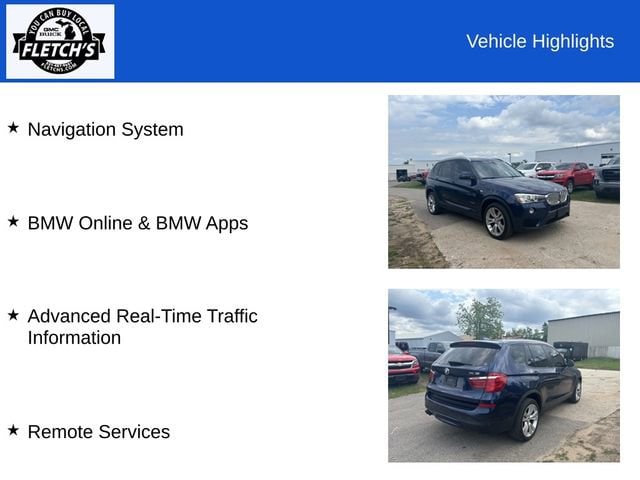 Used 2015 BMW X3 xDrive35i with VIN 5UXWX7C53F0K35151 for sale in Petoskey, MI