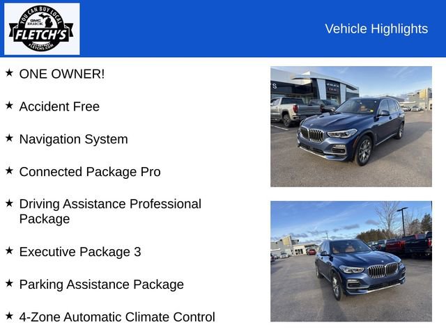 Used 2021 BMW X5 45e with VIN 5UXTA6C0XM9H94386 for sale in Petoskey, MI