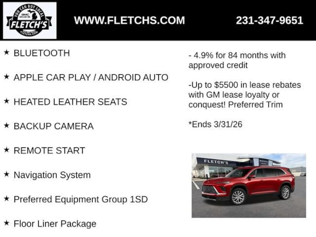 New 2026 Buick Enclave Preferred SUV