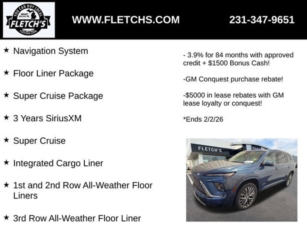 New 2026 Buick Enclave Avenir SUV