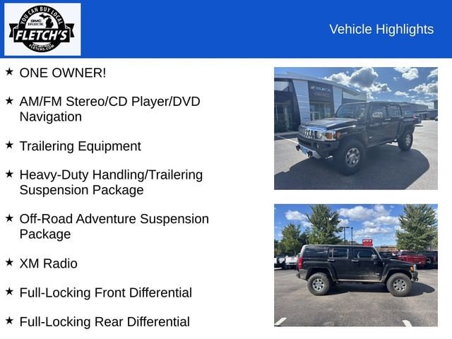 Used 2009 Hummer H3 Alpha with VIN 5GTEN13L898145619 for sale in Petoskey, MI