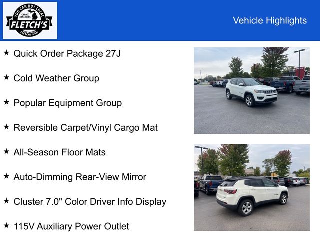 Used 2018 Jeep Compass Latitude with VIN 3C4NJDBB1JT190856 for sale in Petoskey, MI