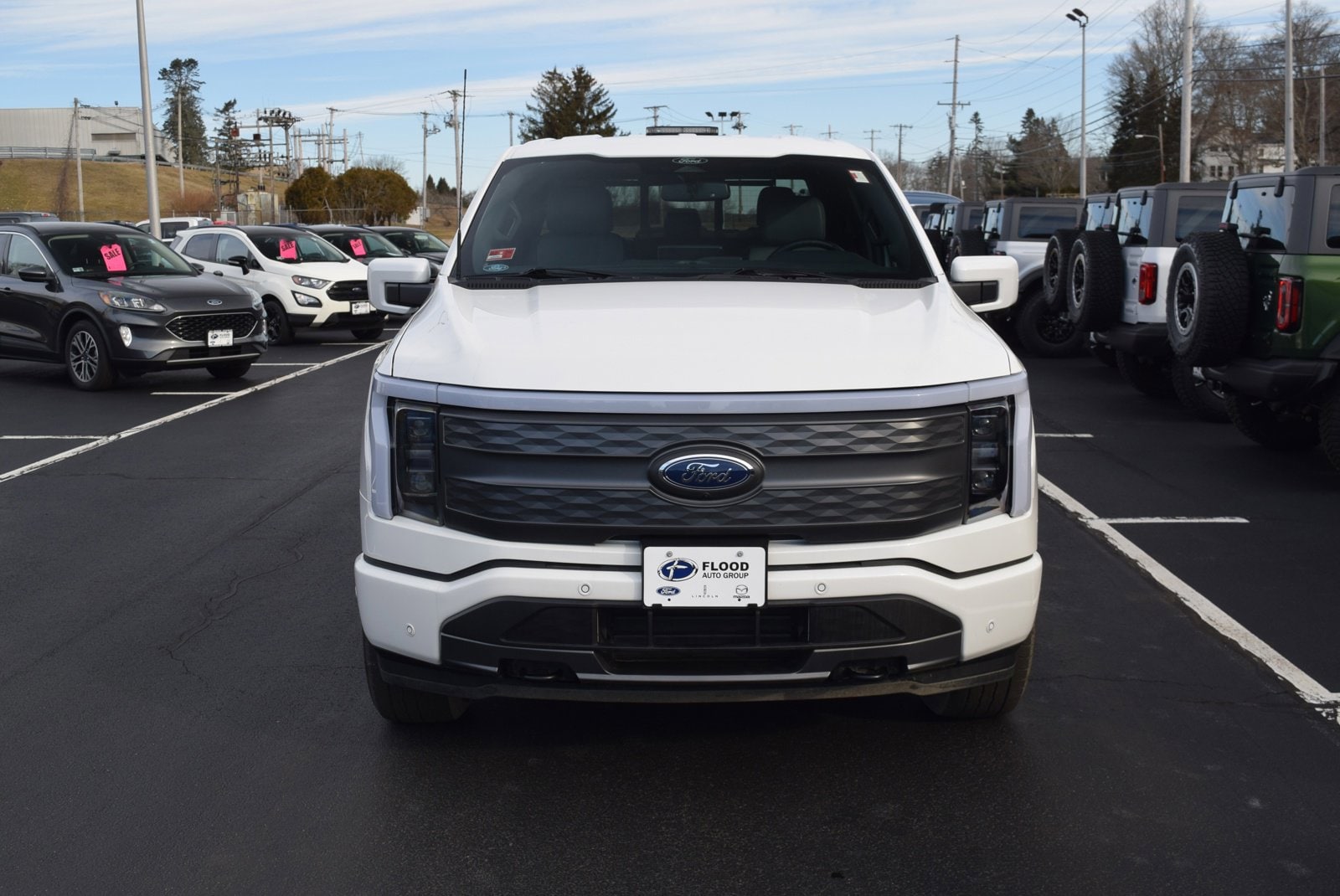 Used 2022 Ford F-150 Lightning Lariat with VIN 1FTVW1EL1NWG15934 for sale in Narragansett, RI