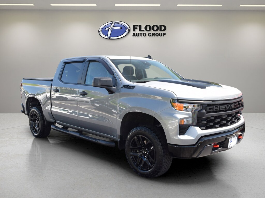 Used 2024 Chevrolet Silverado 1500 Custom Trail Boss Crew Cab Short Bed Truck
