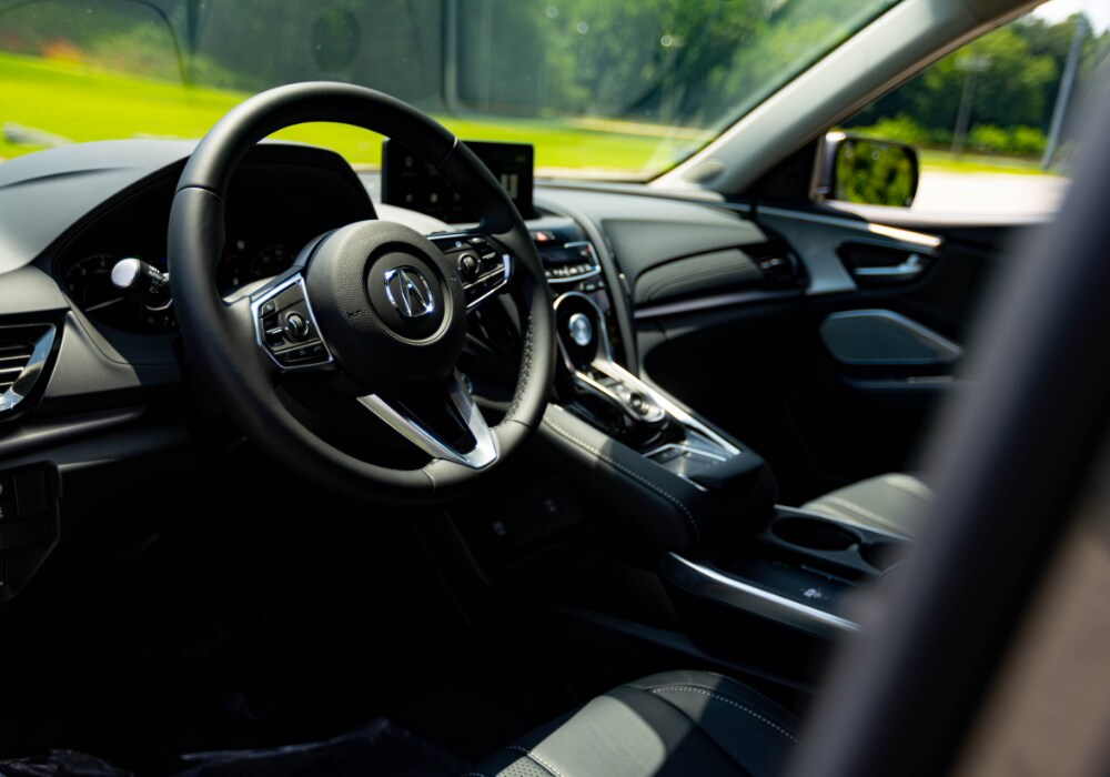 2024 Acura RDX interior including the steering wheel