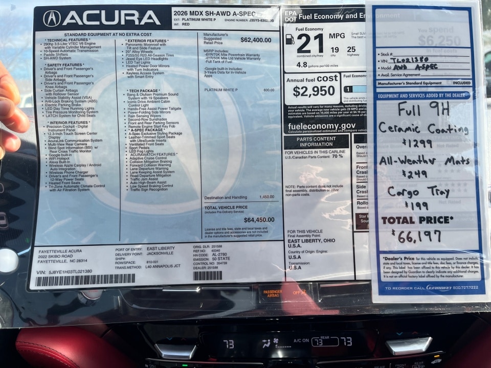 2026 Acura MDX A-Spec Package - Photo 33