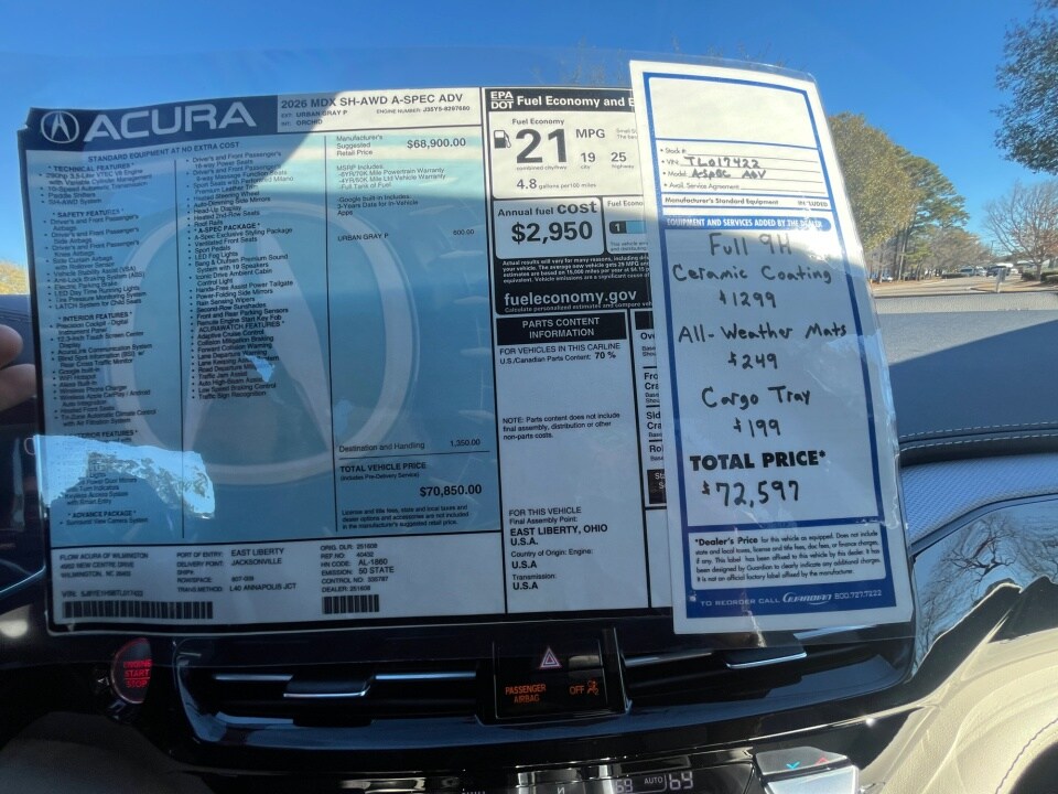 2026 Acura MDX A-Spec w/Advance Package - Photo 33