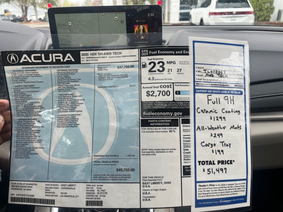 2026 Acura RDX Technology Package - Photo 33