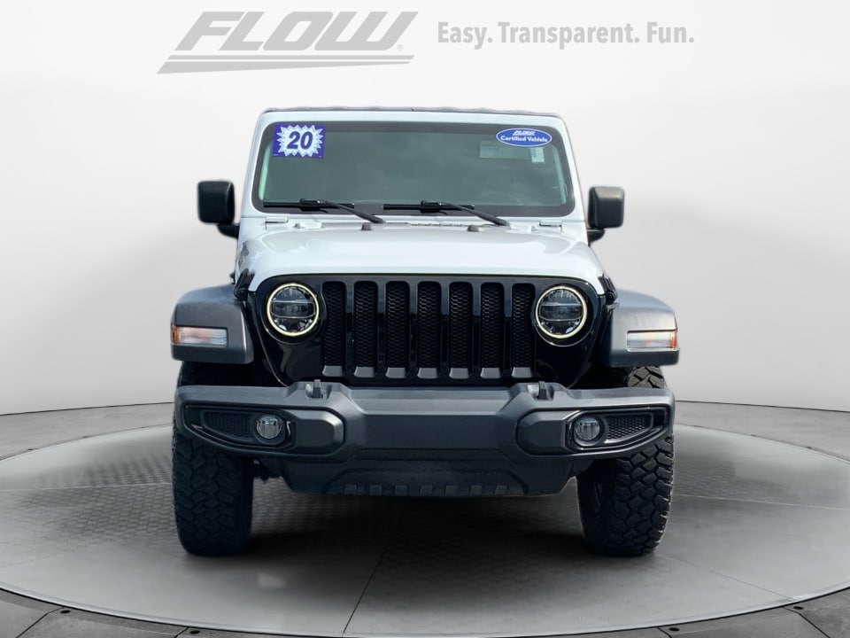 Used 2020 Jeep Wrangler Unlimited Willys with VIN 1C4HJXDGXLW323134 for sale in Winston-salem, NC