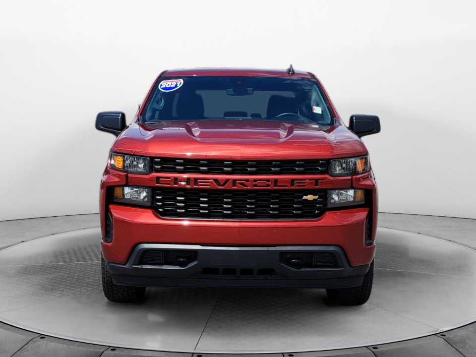 Used 2021 Chevrolet Silverado 1500 Custom with VIN 3GCPYBEK5MG392441 for sale in Winston Salem, NC