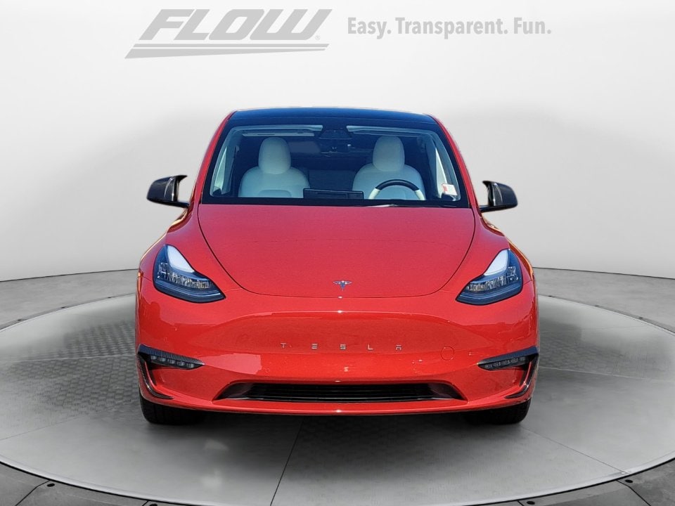 Used 2021 Tesla Model Y Long Range with VIN 5YJYGDEE5MF228772 for sale in Fayetteville, NC