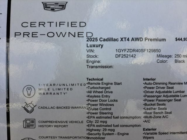 2025 Cadillac XT4 Premium Luxury - Photo 35