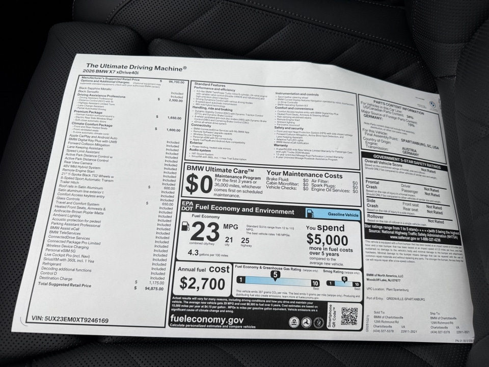 2026 BMW X7 40i - Photo 33