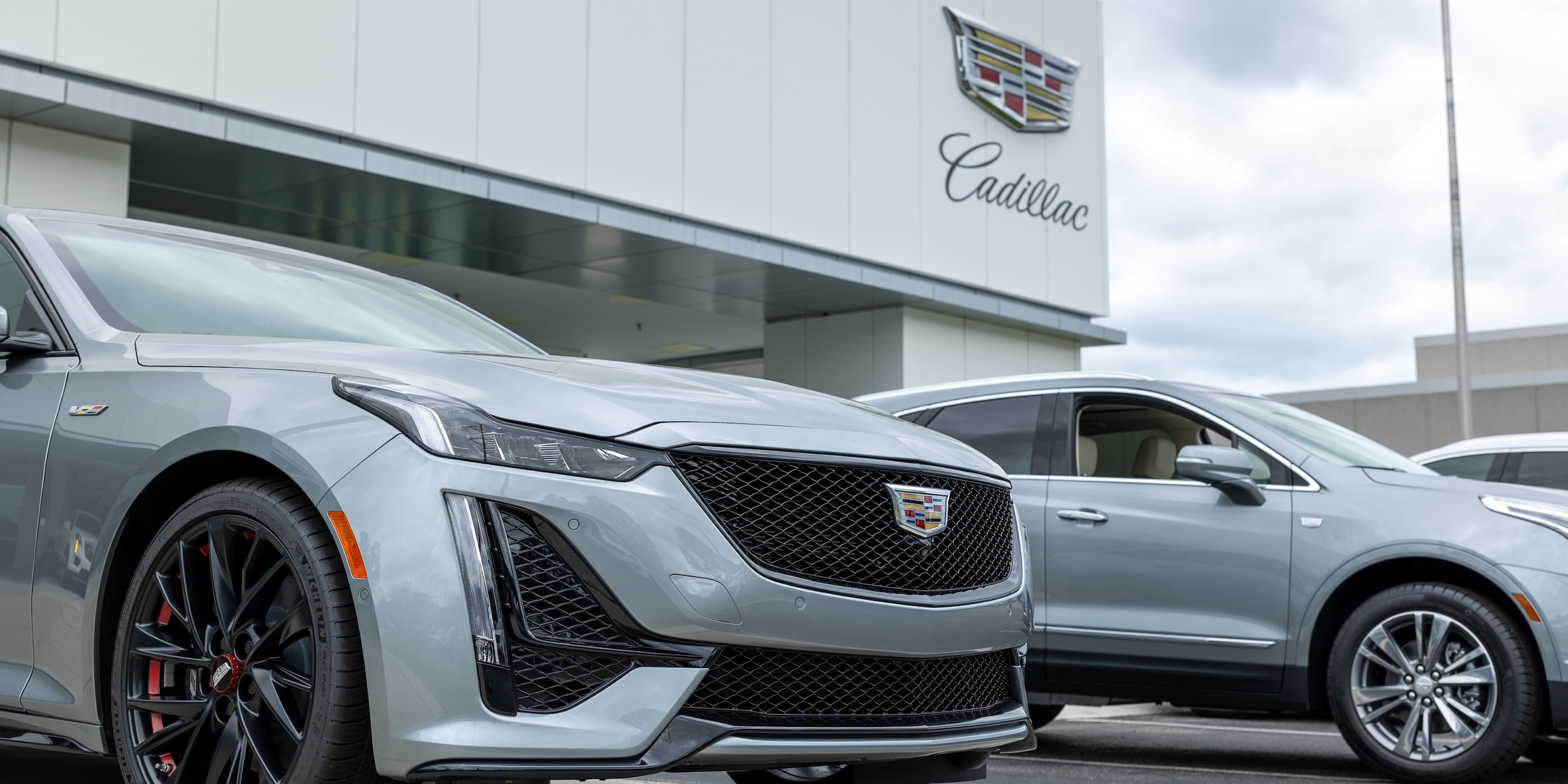 new-bmw-near-greensboro.jpg Storefront photo of the Flow Cadillac dealership in Wilmington, NC
