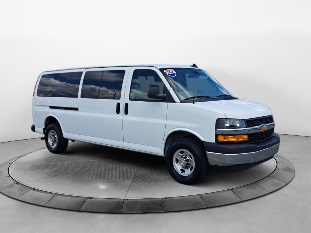 Used 2024 Chevrolet Express 3500 LT Van Extended Passenger Van