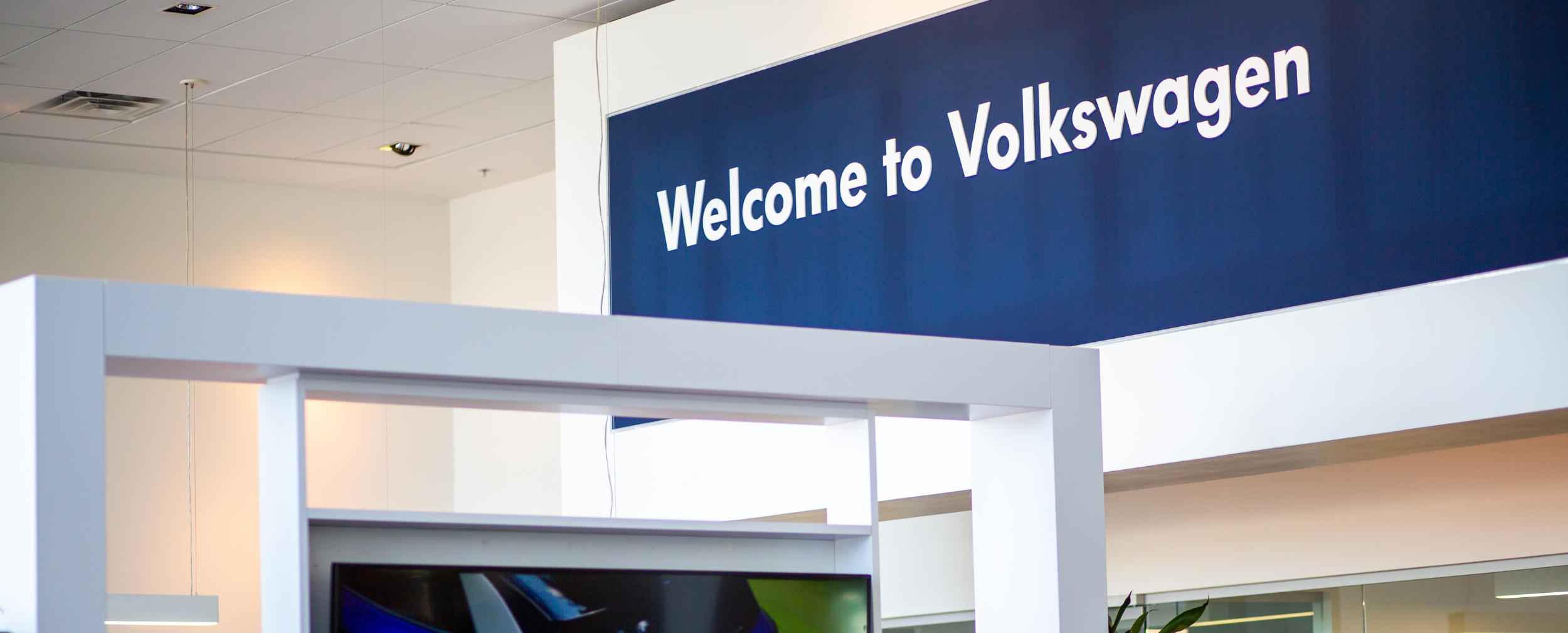 Interior of the Flow Volkswagen of Burlington dealership