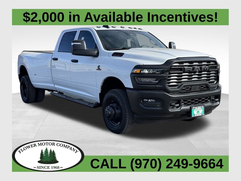 New 2026 Ram 3500 TRADESMAN CREW CAB 4X4 8' BOX Pickup