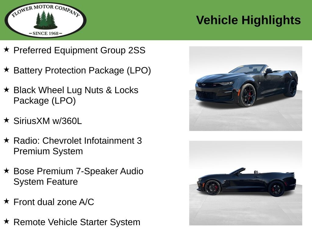 Used 2023 Chevrolet Camaro SS Convertible