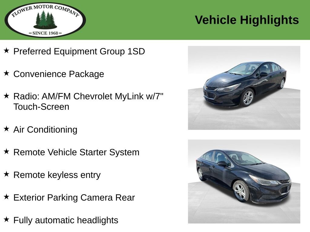Used 2016 Chevrolet Cruze LT Sedan