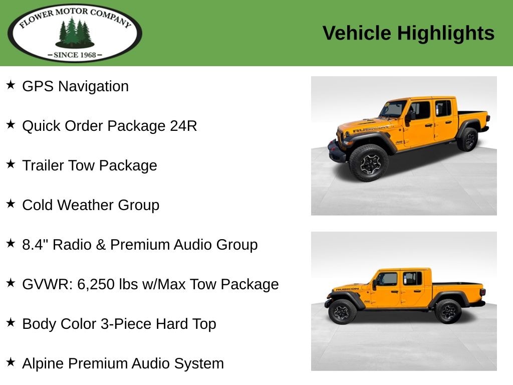 Used 2021 Jeep Gladiator Rubicon Truck Crew Cab