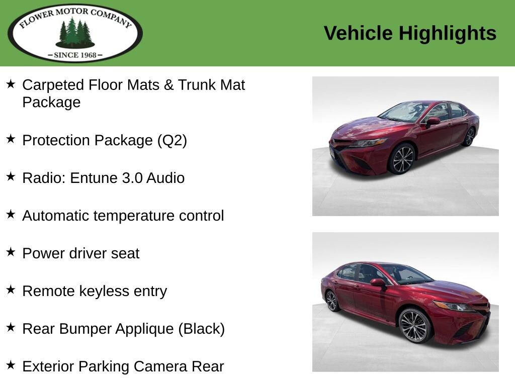 Used 2018 Toyota Camry SE Sedan
