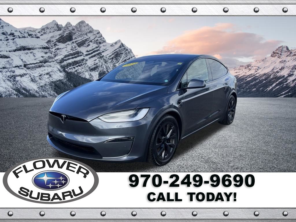 Used 2022 Tesla Model X Plaid with VIN 7SAXCBE61NF342888 for sale in Montrose, CO