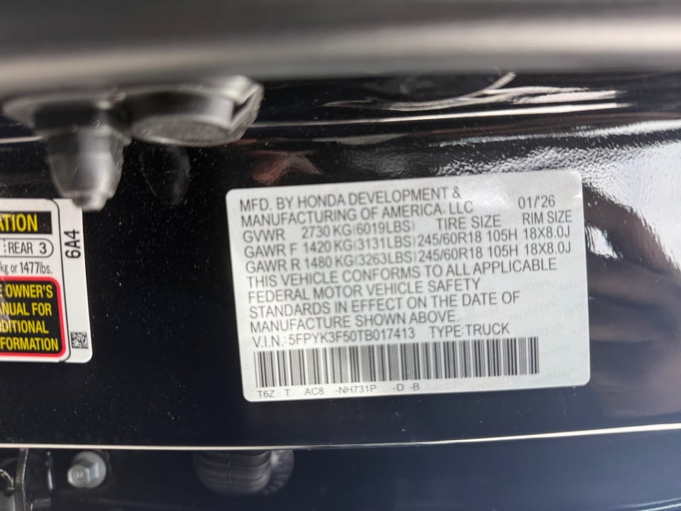 2026 Honda Ridgeline RTL - Photo 35
