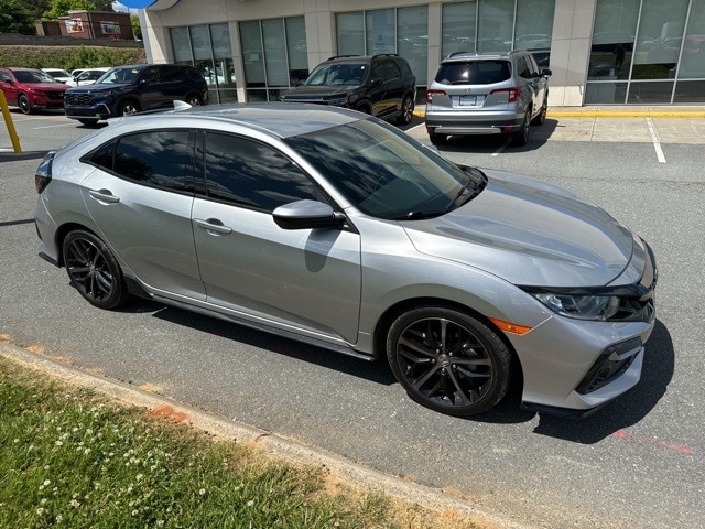 Certified 2021 Honda Civic Hatchback Sport with VIN SHHFK7H41MU214831 for sale in Winston-salem, NC