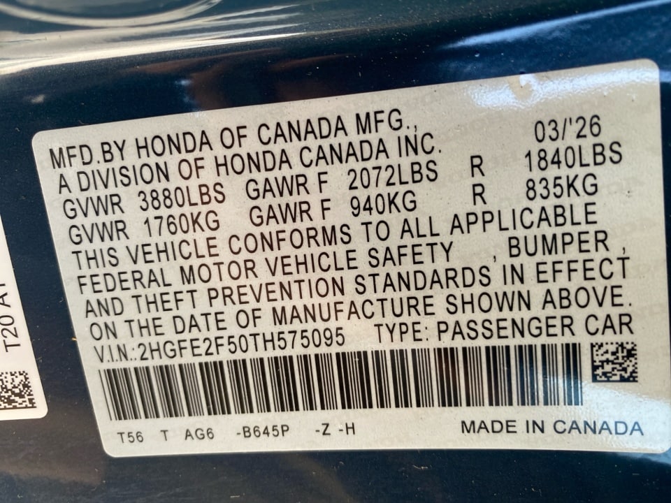 2026 Honda Civic Sport - Photo 39