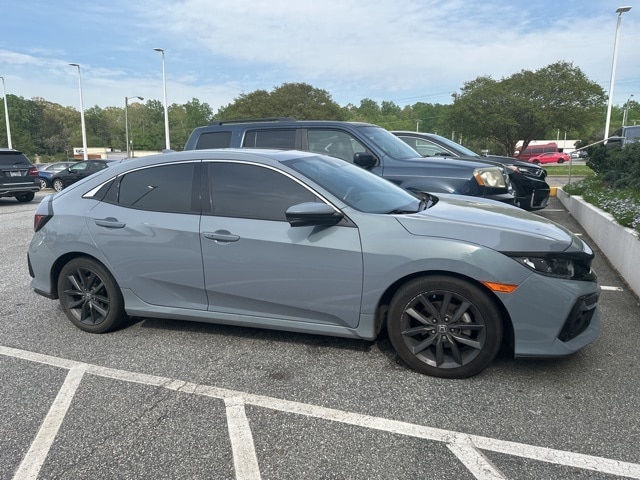 Used 2021 Honda Civic Hatchback EX with VIN SHHFK7H67MU208923 for sale in Winston-salem, NC