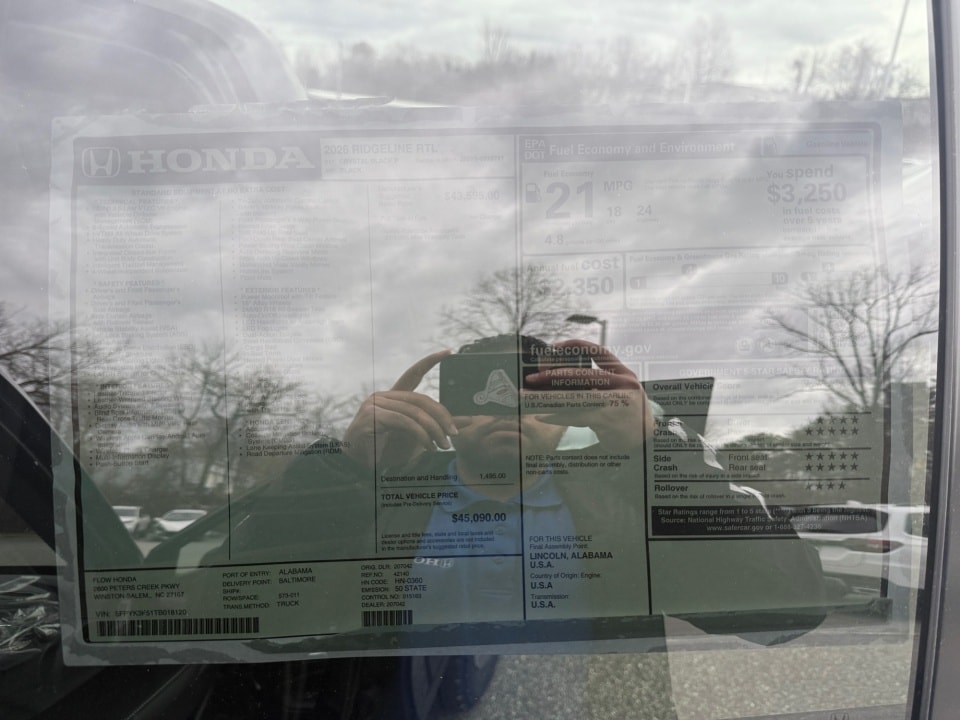 2026 Honda Ridgeline RTL - Photo 33