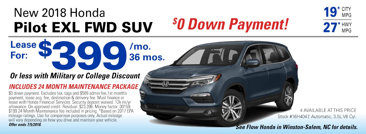 Flow Honda In WinstonSalem New, Used, and Certified Dealer proudly