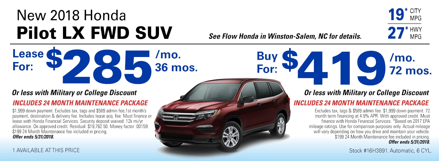 Flow Honda In Winston-Salem | New, Used, and Certified ...