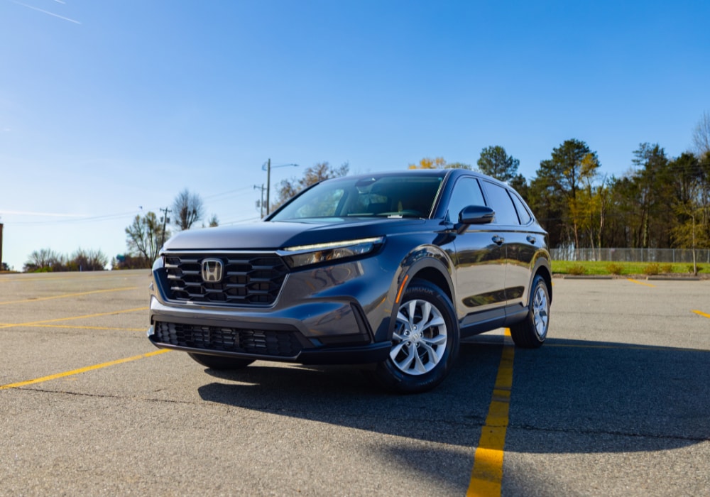 2026 Honda CR-V SUV parked in an empty lot