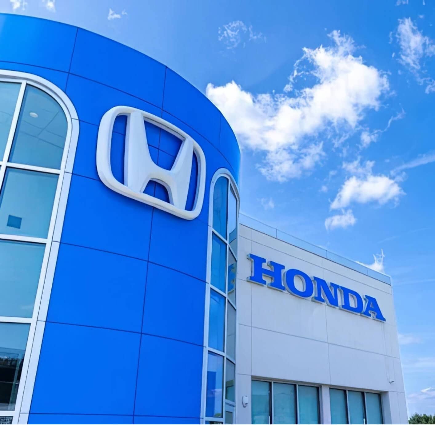 Outside view of Flow Honda in Winston-Salem - a Honda dealership serving the Piedmont Triad region of NC