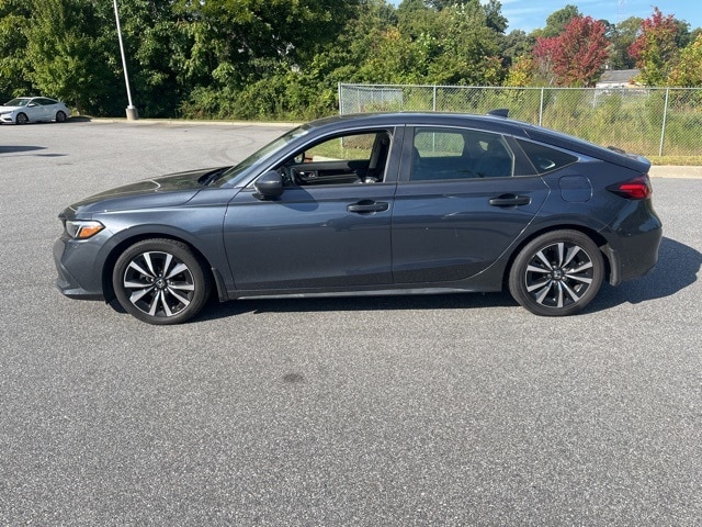 Certified 2022 Honda Civic Hatchback EX-L with VIN 19XFL1H7XNE001051 for sale in Winston-salem, NC