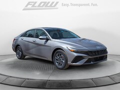 2026 Hyundai Elantra Hybrid Blue Sedan