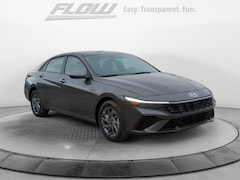 2026 Hyundai Elantra Hybrid Blue Sedan