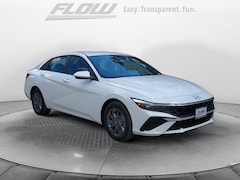 2025 Hyundai Elantra Hybrid Blue Sedan