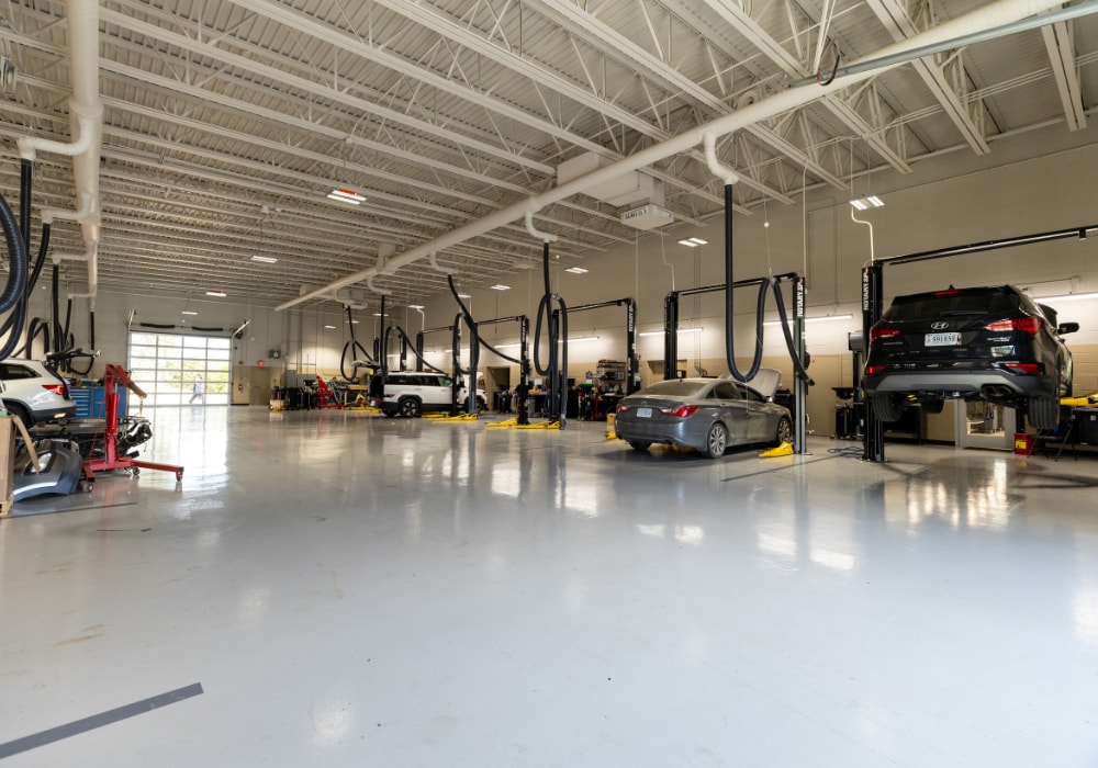 The service center at Flow Hyundai of Charlottesville