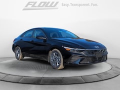 2026 Hyundai Elantra Hybrid Blue Sedan