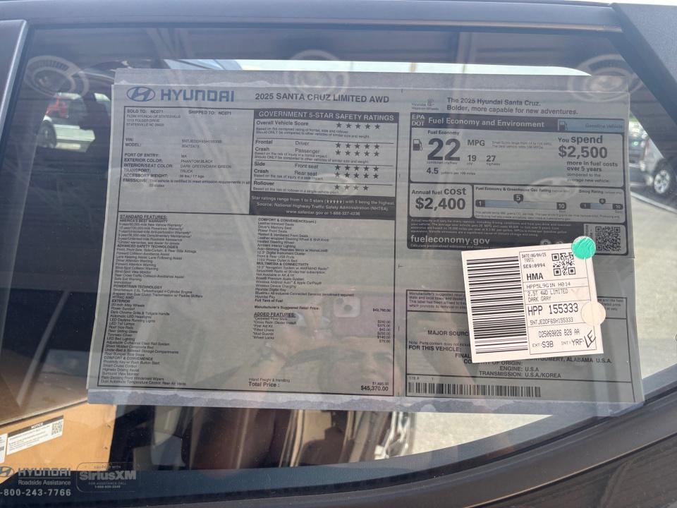 2025 Hyundai Santa Cruz Limited - Photo 33