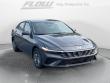 New 2025 Hyundai Elantra Hybrid Blue Sedan