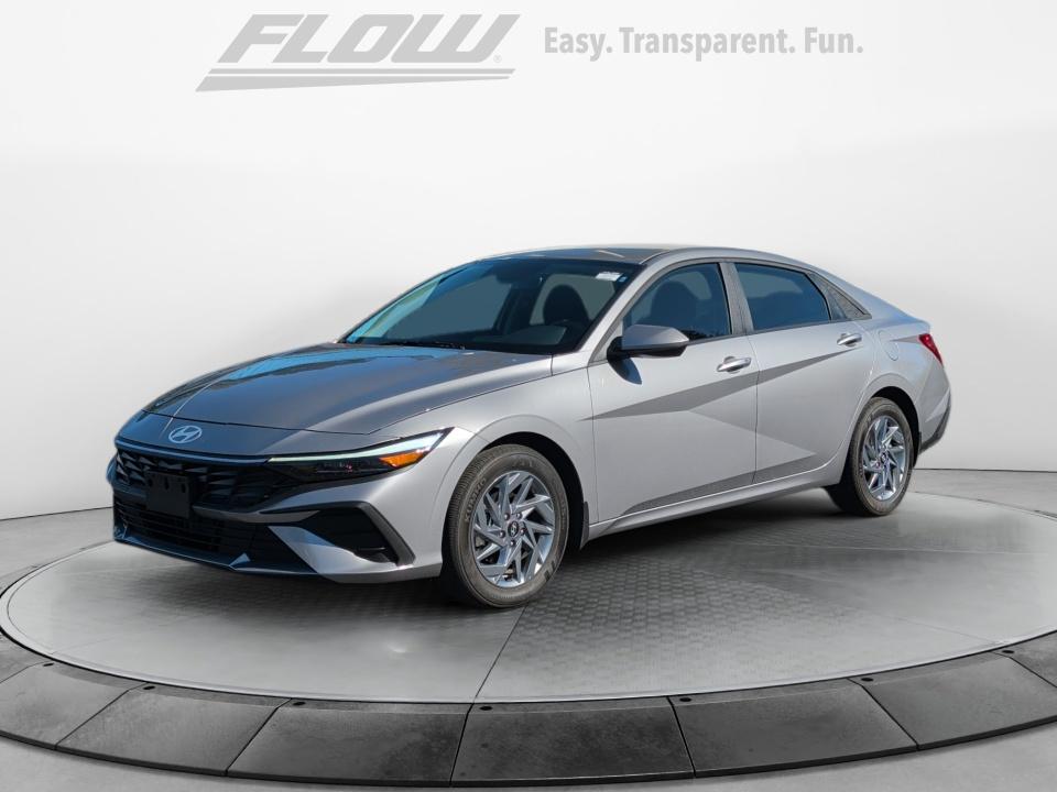 Certified 2026 Hyundai Elantra Hybrid Blue Sedan