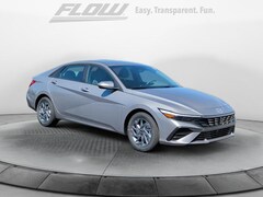 2026 Hyundai Elantra Hybrid Blue Sedan