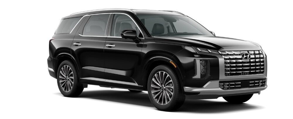 2025-hyundai-palisade-for-sale-1000x407.png Black Hyundai Palisade in front of a white background